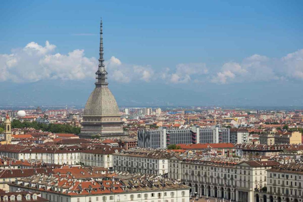 veduta della città di torino